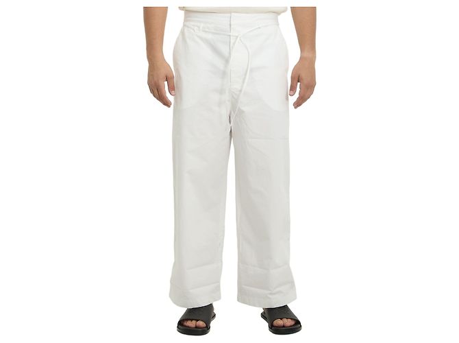 Pantalones Jacquemus Marin de algodón blanco