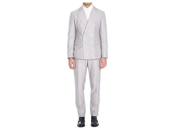 Dolce & Gabbana Completo destrutturato due pezzi Grigio
