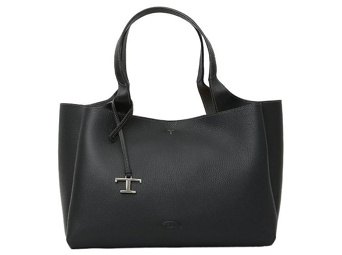 Tod's medium leather bag Black
