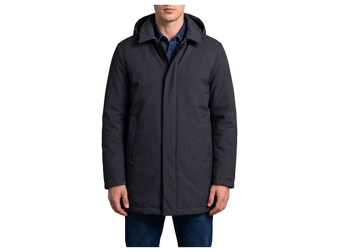 Herno Waterproof flannel jacket Grey