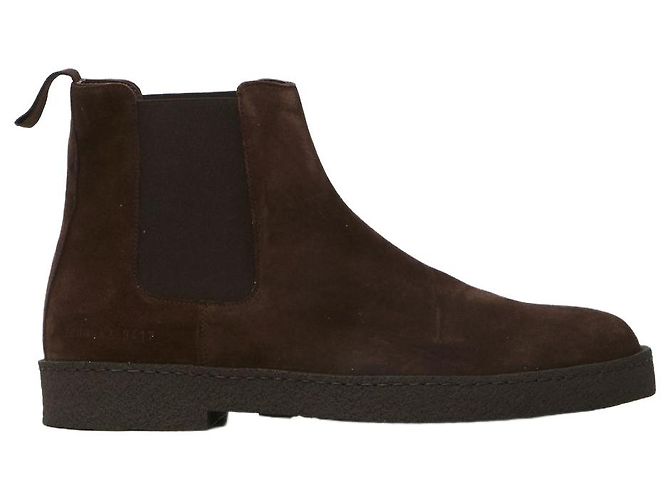 Common Projects Dark brown suede Chelsea boots