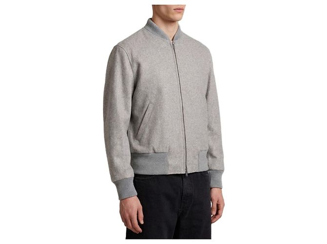 Lardini Light grey Teor bomber jacket