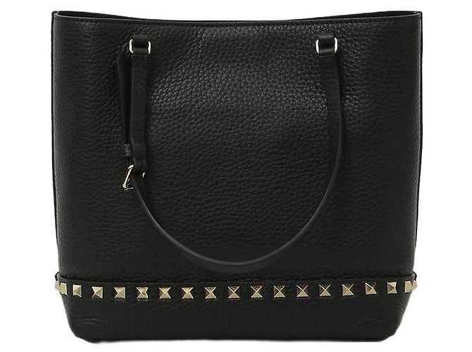 Valentino Garavani Petit sac cabas Rockstud Noir