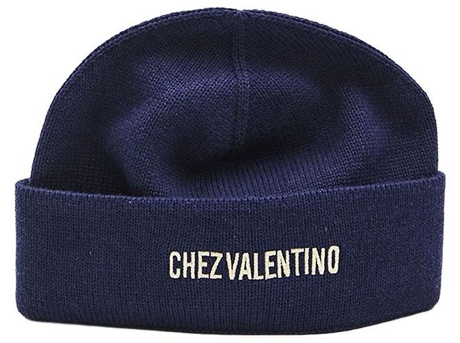 Valentino Garavani Gorro Chez Valentino Azul