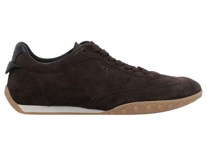 Tod's Baskets en daim marron Moor