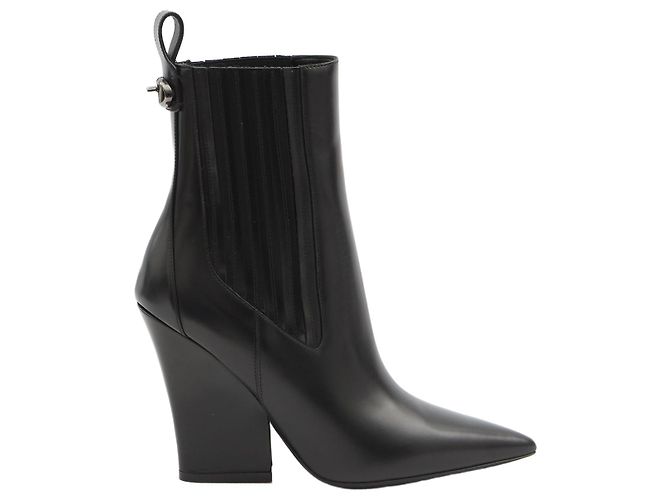 Valentino Garavani VLogo Lockette booties Black
