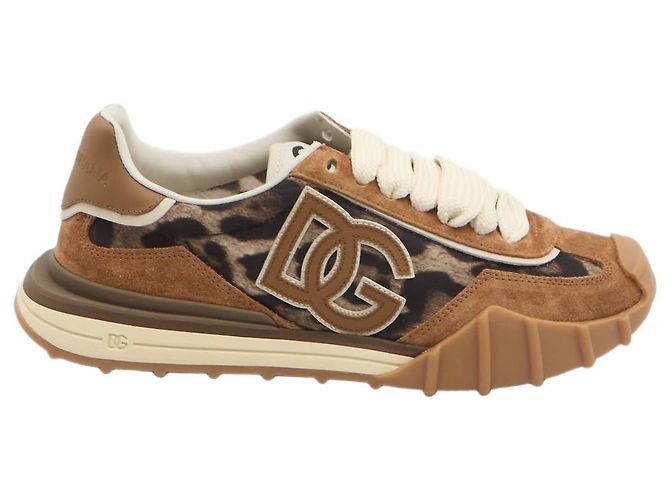 Dolce & Gabbana DG Athletic Sneaker Braun Leder
