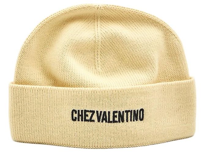 Valentino Garavani Bonnet Chez Valentino Écru