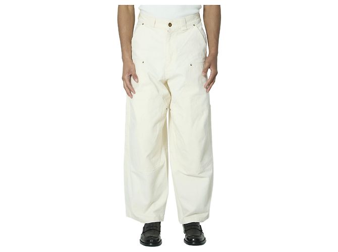 Vaqueros Stockton Willy Chavarria de pernera ancha crema