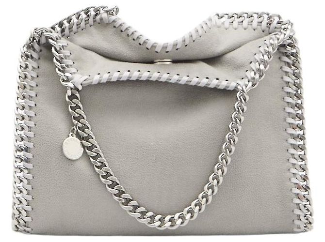 Stella Mc Cartney Mini sac cabas Falabella Gris