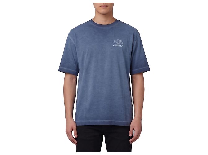 Off White Camiseta Skate Offline Half Arrow Azul