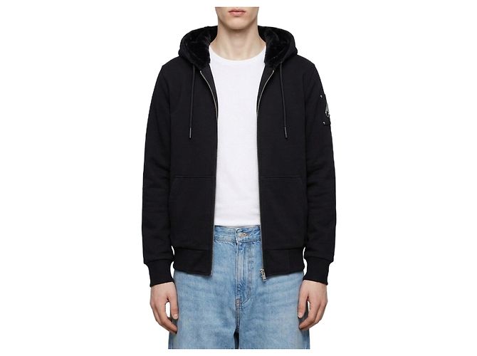 Moose Knuckles Classic Bunny Hoodie schwarz