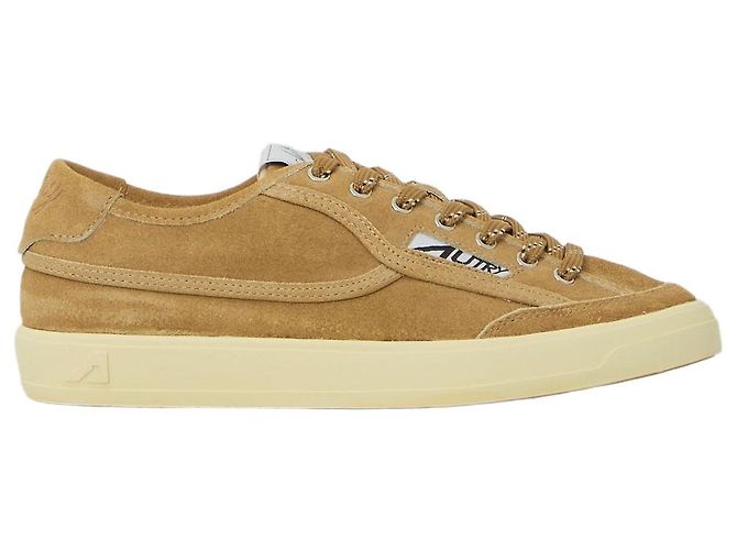 Autry Windscape Low-Sneaker aus Suede-Foam Beige