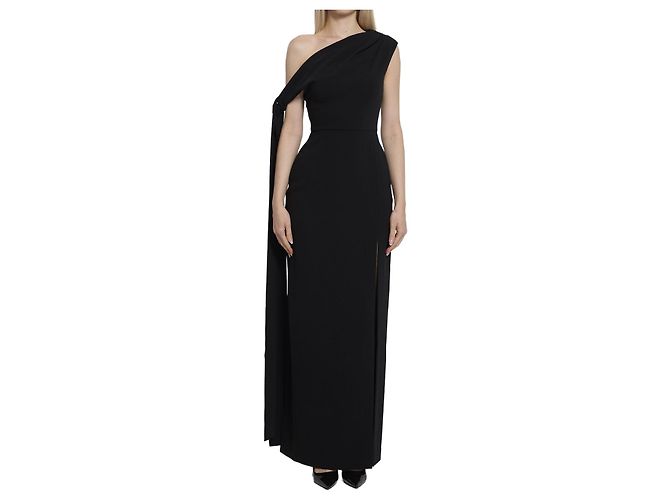 Solace London Irina Maxikleid schwarz