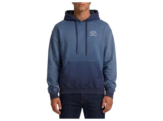 Off White Sudadera con capucha Offline Half Arrow Skate Azul