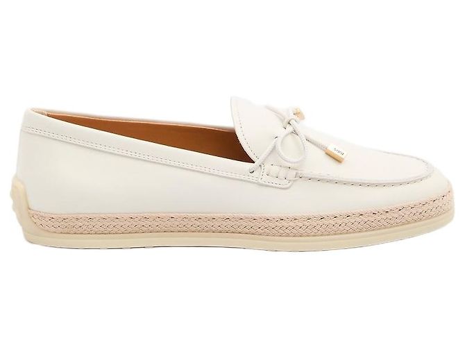 Mocassini Tod's in pelle bianca Bianco