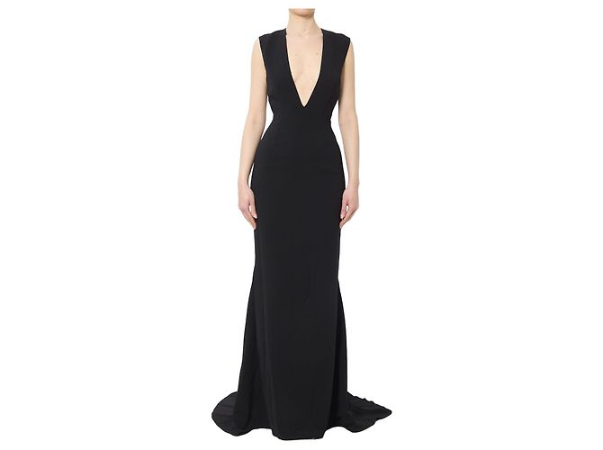 Solace London Althea Maxikleid schwarz