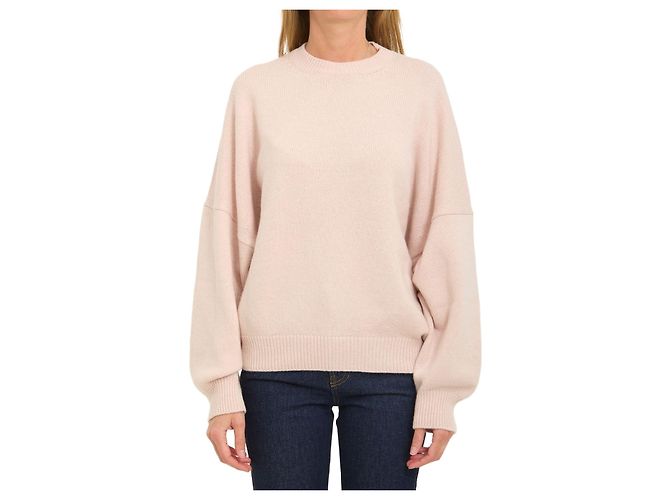 Khaite Margaux Oversize Kaschmir Pullover Rosa Pink