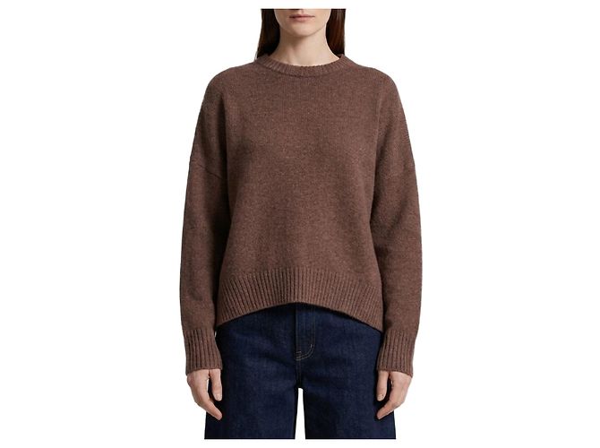 Loulou de Saison Anton Kaschmirpullover kaffeebraun