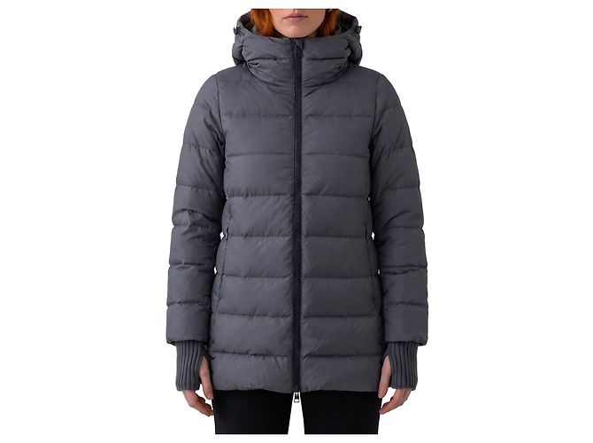 Herno 2-lagige Nylon-Steppjacke Grau