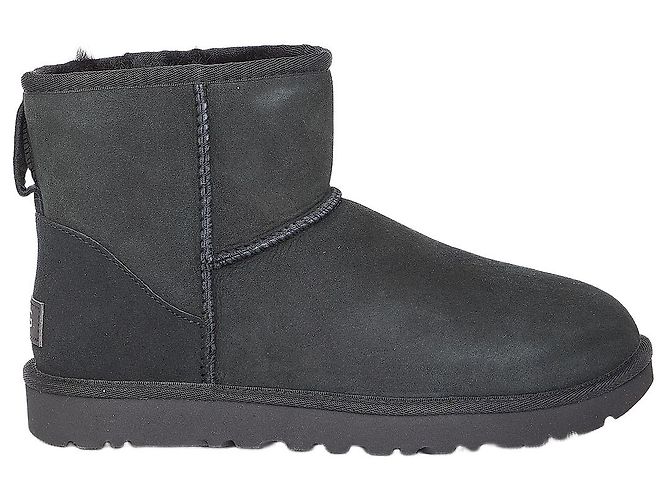Botas Ugg Classic Mini II em camurça preta Preto