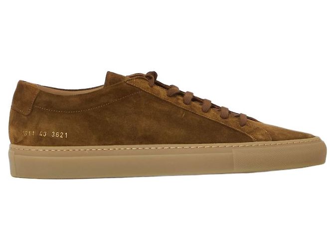 Common Projects Sneakers Achilles Premium in camoscio marrone