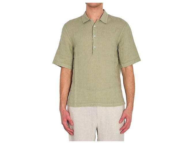 Camicia Barena Mola Telino in lino verde