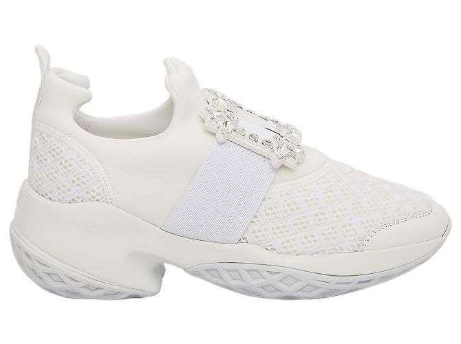 Roger Vivier Viv' Run Sneaker weiß