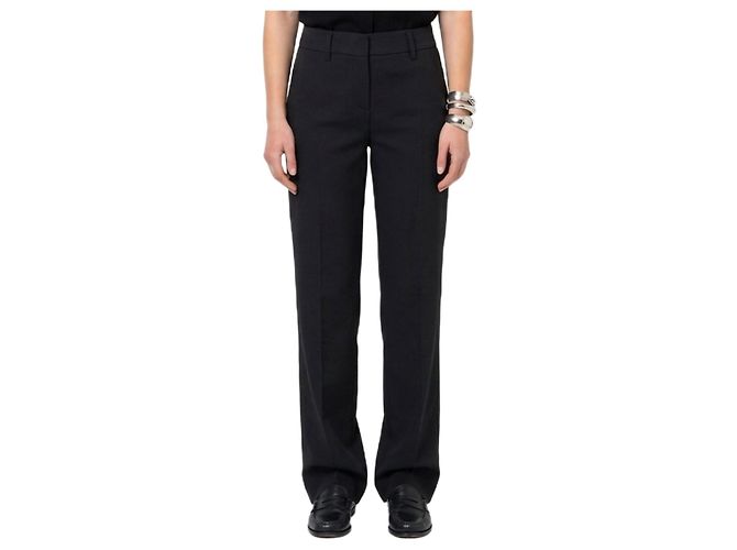 Sutton New York Stretch-Canvas-Hose Anthrazit
