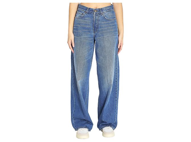 Jeans Bethany Haikure em denim de algodão azul