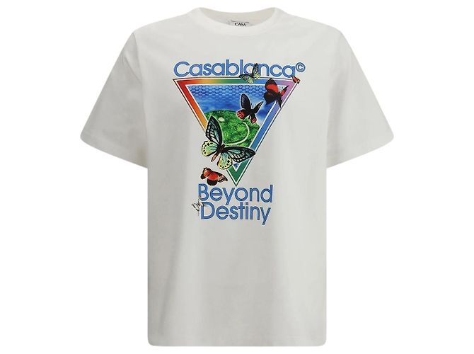 Casablanca Camiseta estampada Beyond Destiny Blanco