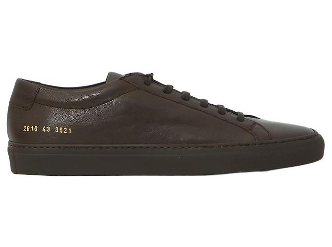 Common Projects Zapatillas Achilles Premium marrón oscuro Castaño