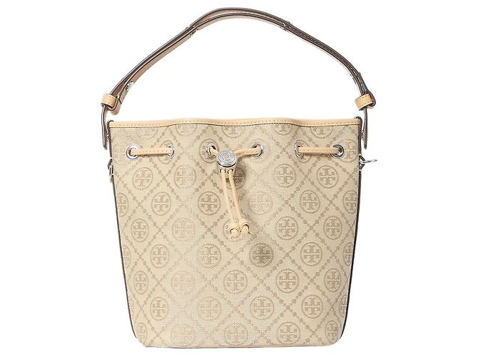 Tory Burch bolso bucket T Monogram