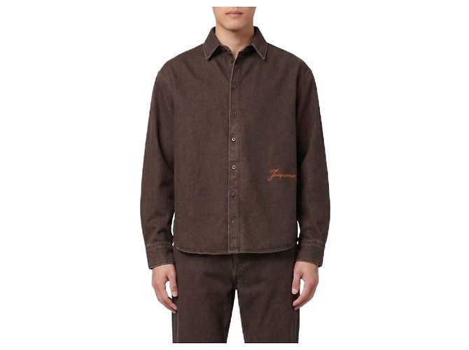 Jacquemus Simon de-Nîmes Denimhemd Braun