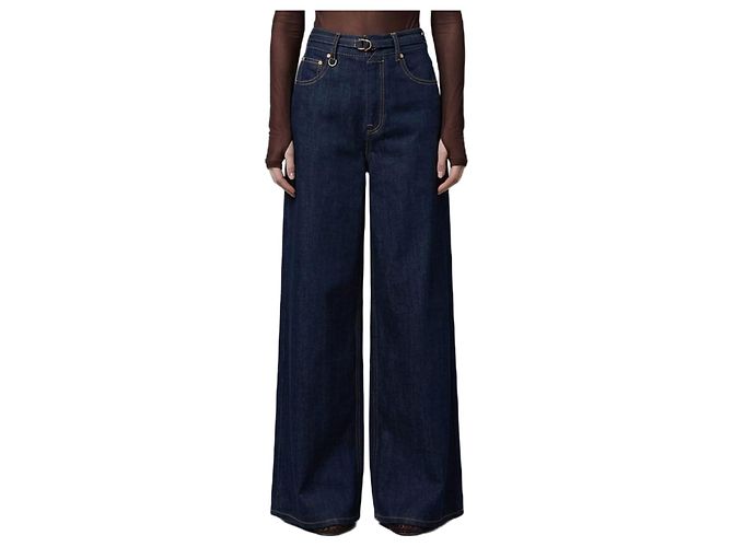 Zimmermann Ausgestellte Jeans Blau Baumwolle