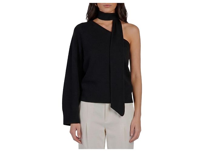 Federica Tosi One-Shoulder-Top mit Schal-Detail