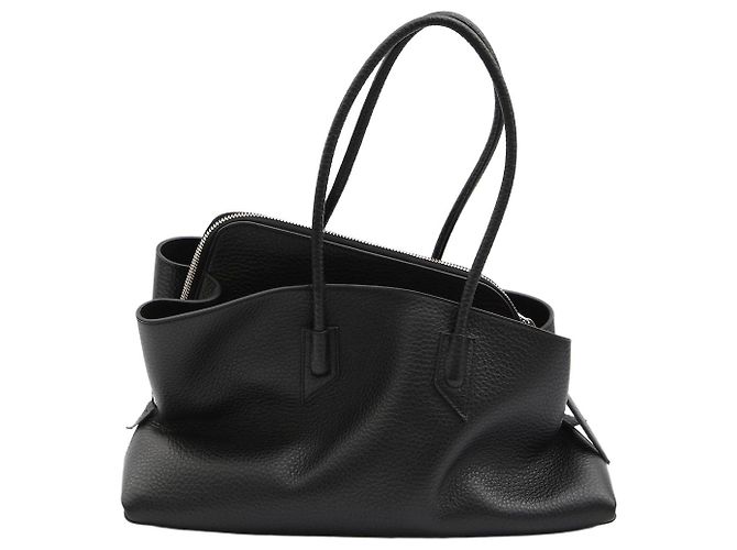 Attico La Passeggiata top handle black medium Noir