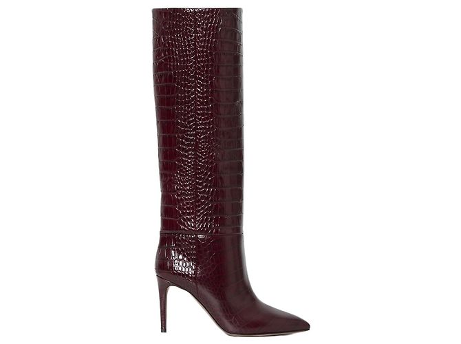 Paris Texas Rouge Noir Stiletto boots 85 Dark red