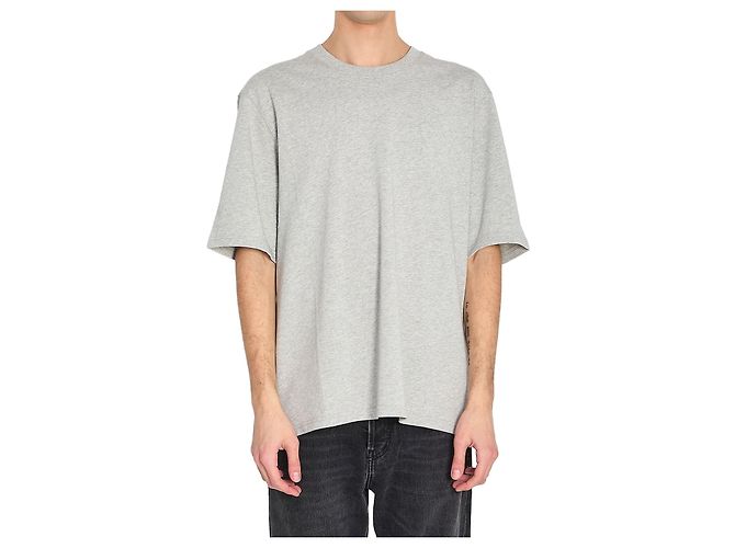 Ami Paris T-shirt em jersey de algodão Cinza