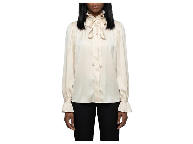 Sutton New York Camicia con volant Champagne