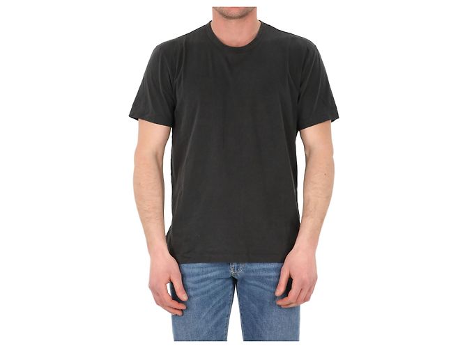 James Perse Camiseta de algodón peinado Negro