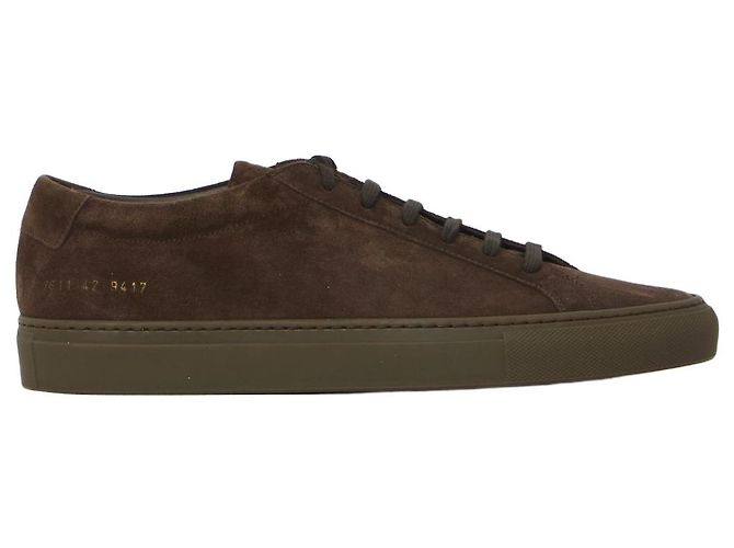 Common Projects Dark brown suede Achilles Premium sneakers