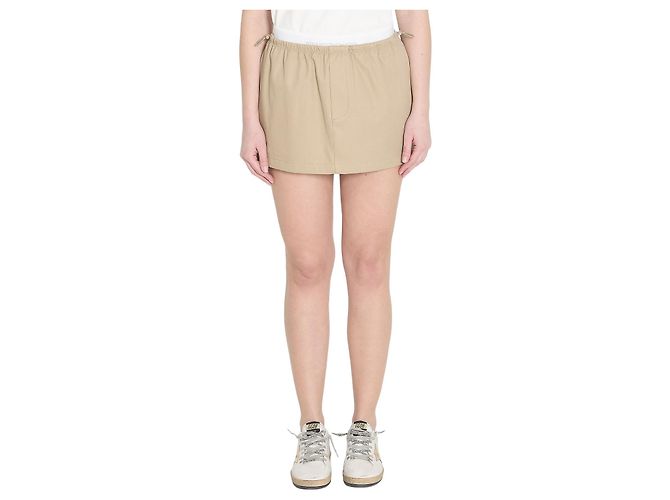 Alexander Wang Minirock aus Baumwoll-Twill Braun
