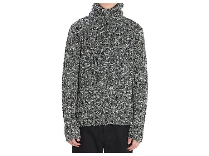 Dolce & Gabbana Rollkragenpullover aus Kaschmir und Wolle Weiß