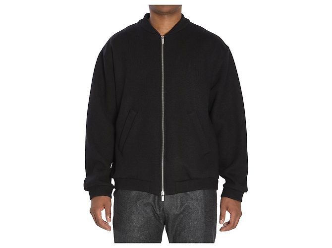 Barena Gabier Lanoso bomber jacket Black