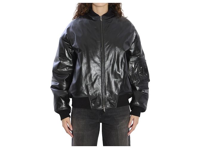 Salvatore Santoro Giacca bomber in pelle