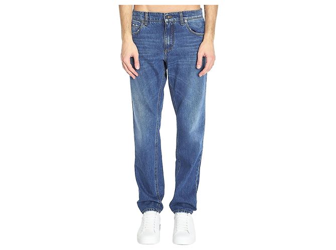 Dolce & Gabbana light blue cotton denim jeans
