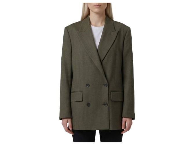 Golden Goose Double-breasted Journey blazer Green