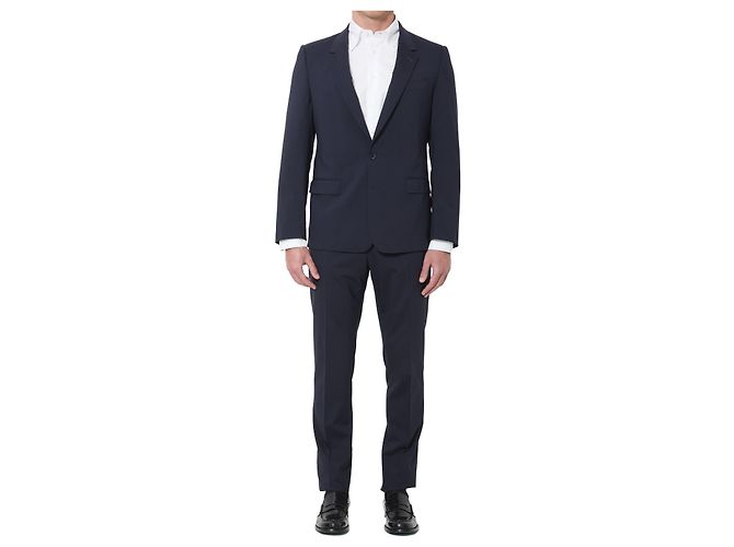 Dolce & Gabbana Traje Martini de botonadura sencilla Azul