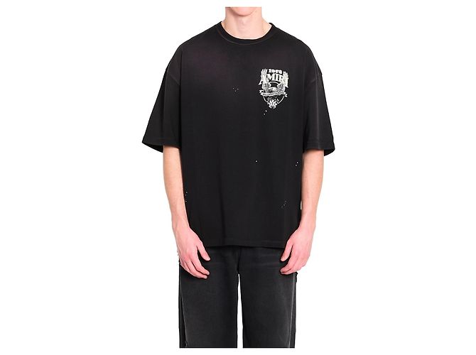 Amiri T-shirt oversized Eagle Noir